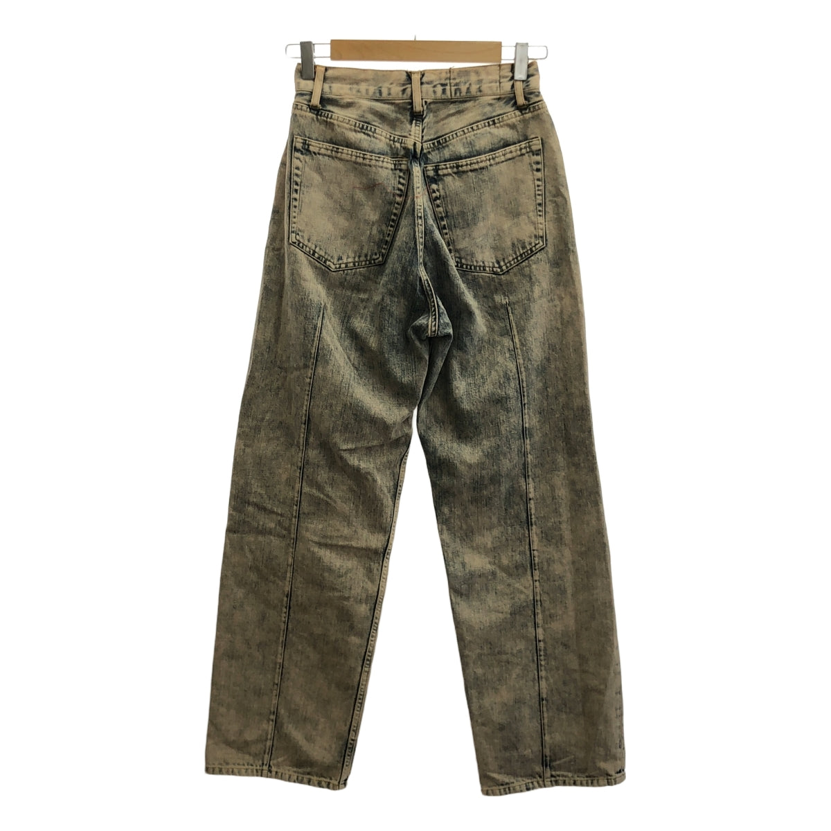 YOKE / ヨーク | 2025SS | Bleach & Over Dye Denim Wide Straight 5P Pants / ブリーチ&オーバーダイデニムワイドストレート5Pパンツ / ユニセックス | 1 | インディゴ/ブラウン系 | メンズ
