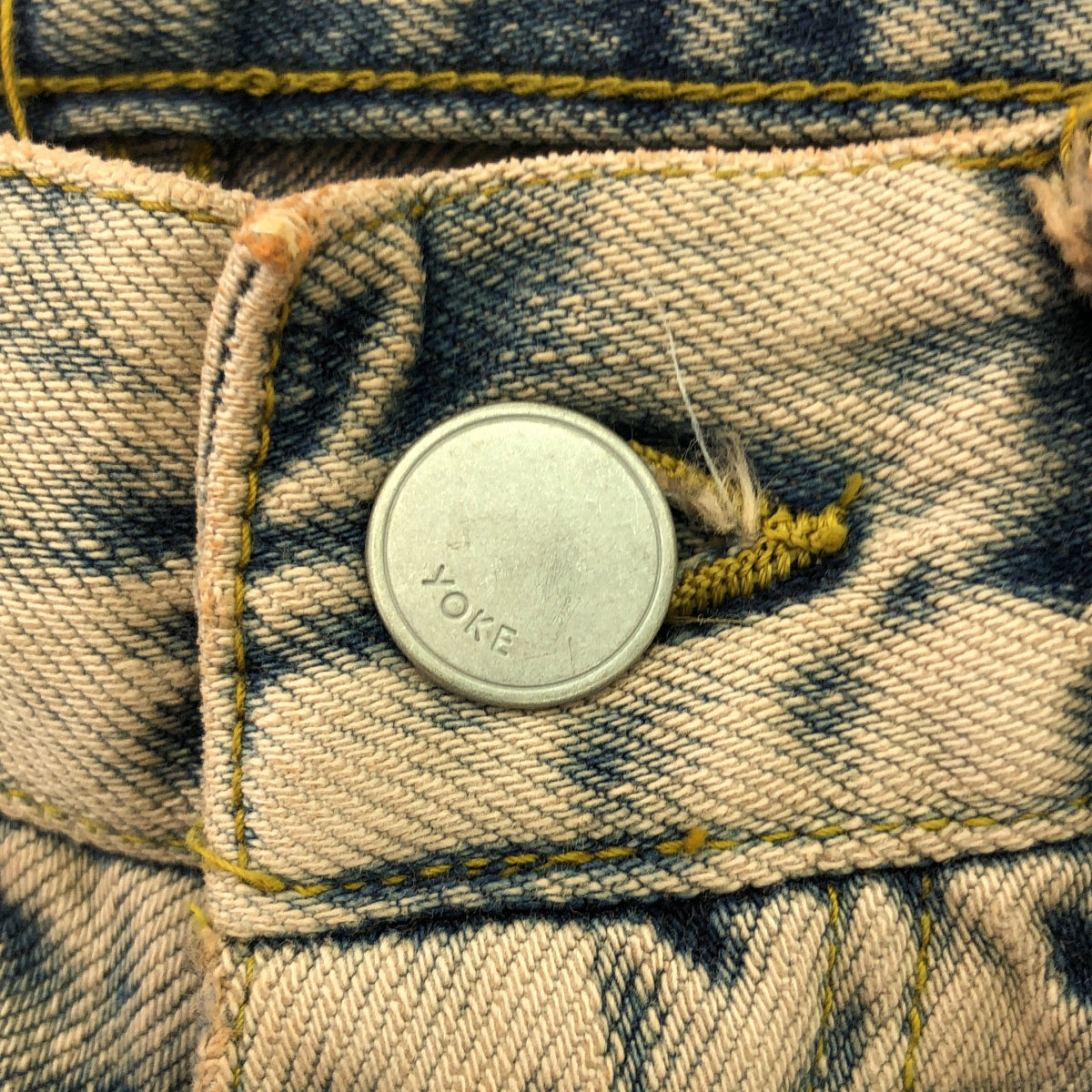 YOKE / ヨーク | 2025SS | Bleach & Over Dye Denim Wide Straight 5P