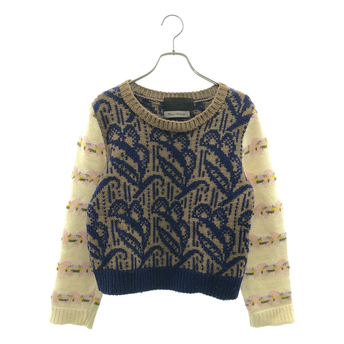 AKIRANAKA | 羊毛混紡手工針織衫 | 尺寸 36 | 女款