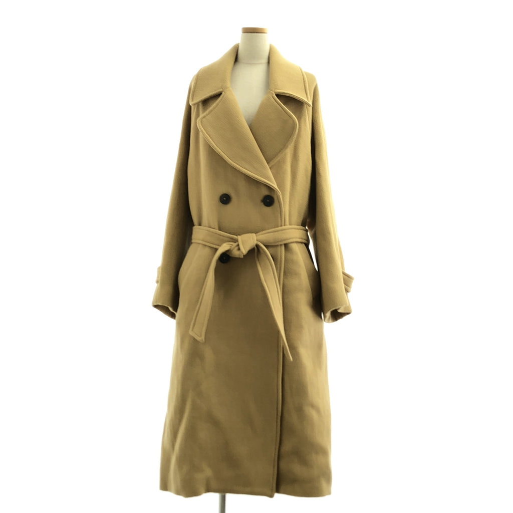 CABaN / 캐빈 | × Sea NEW YORK 울 벨티드 오버 트렌치 코트 / 총 안감 | S | 카멜 | 여성