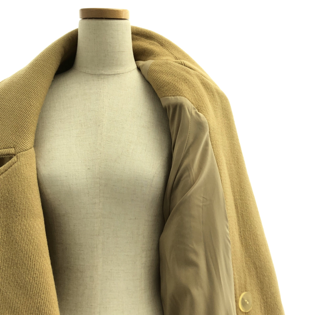 CABaN / 캐빈 | × Sea NEW YORK 울 벨티드 오버 트렌치 코트 / 총 안감 | S | 카멜 | 여성