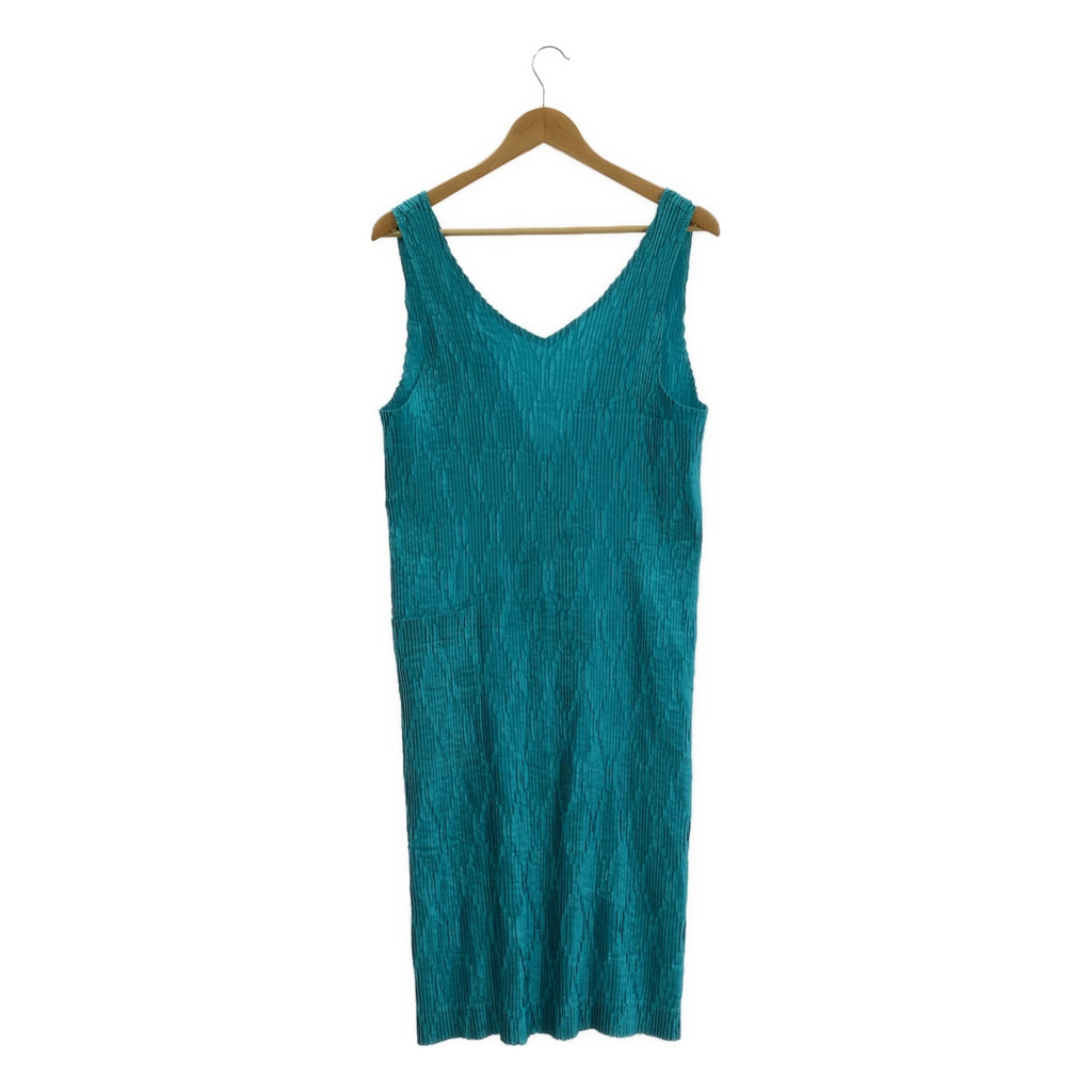 im product ISSEY MIYAKE / 아이임 제품 이세이미야케 | 주름 가공 원 버튼 앞치마 원피스 |