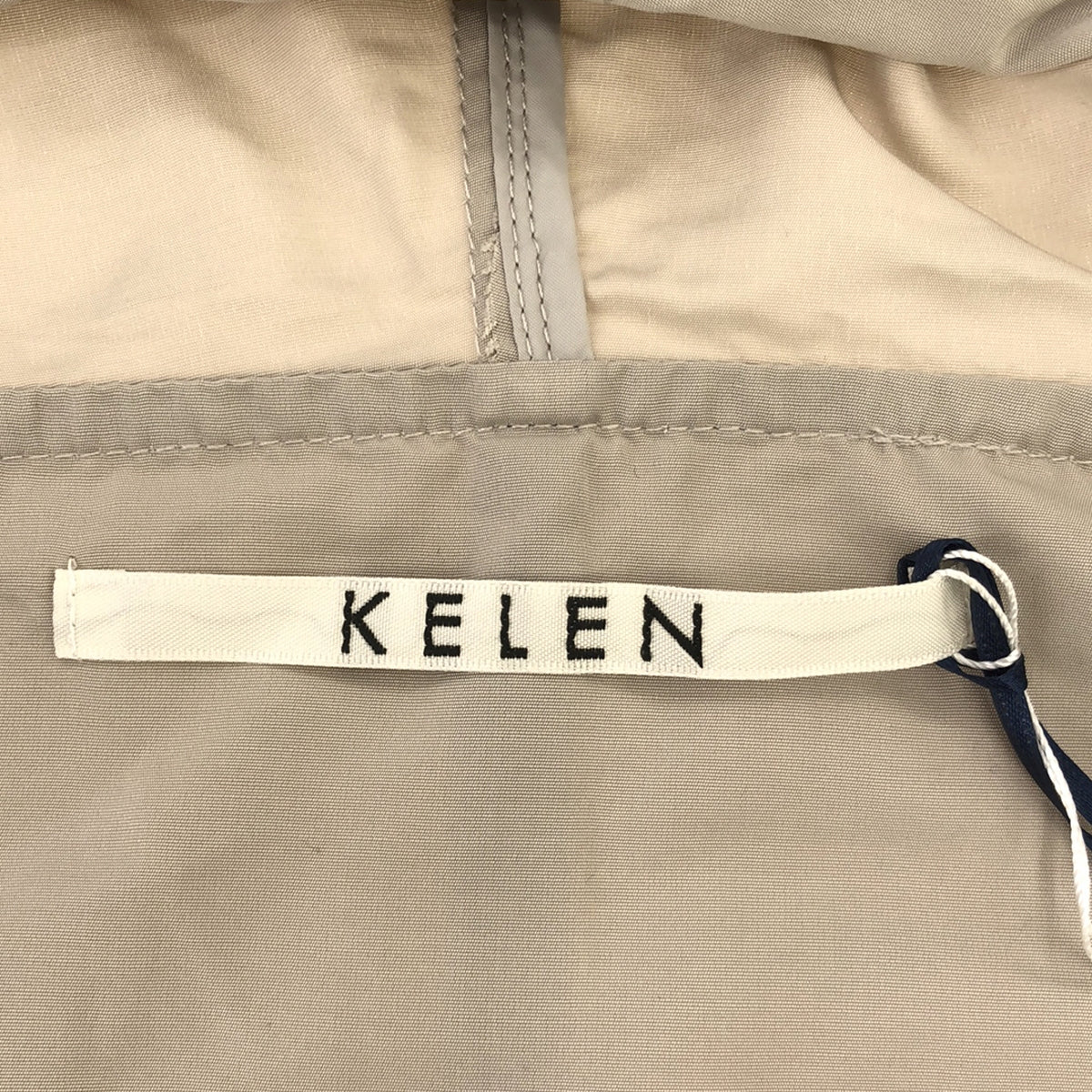 【美品】  Kelen / ケレン | ケープライクフードジャケット | S | ライトグレー | レディース