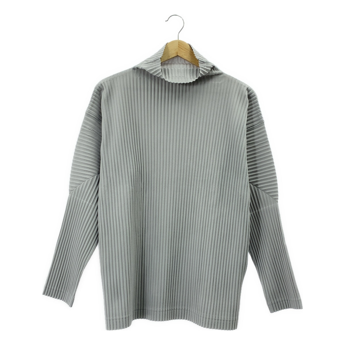 HOMME PLISSE ISSEY MIYAKE / オムプリッセイッセイミヤケ | BASICS プリーツ ハイネック ロングスリーブ カットソー | 2 | メンズ