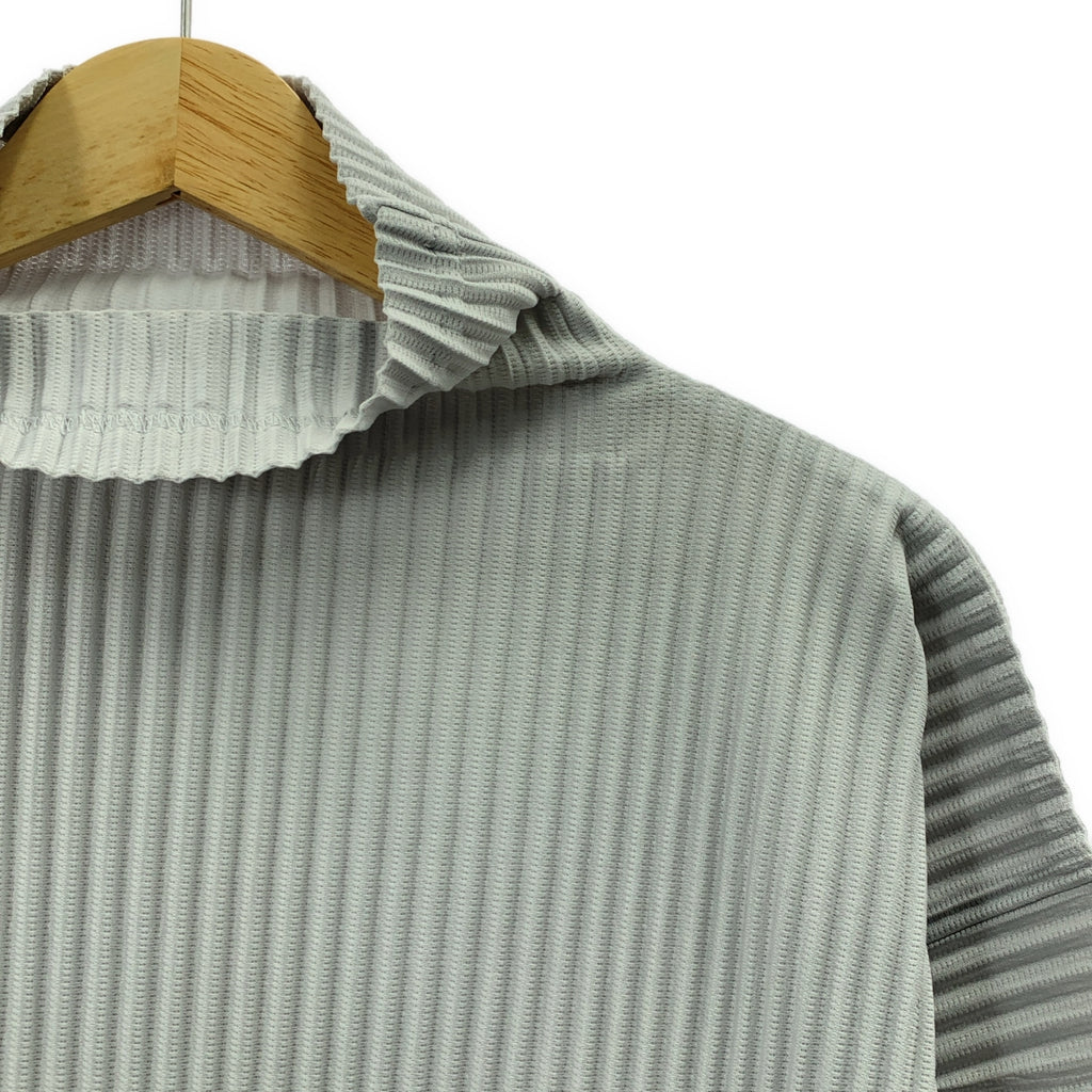 HOMME PLISSE ISSEY MIYAKE / オムプリッセイッセイミヤケ | BASICS プリーツ ハイネック ロングスリーブ カットソー | 2 | メンズ