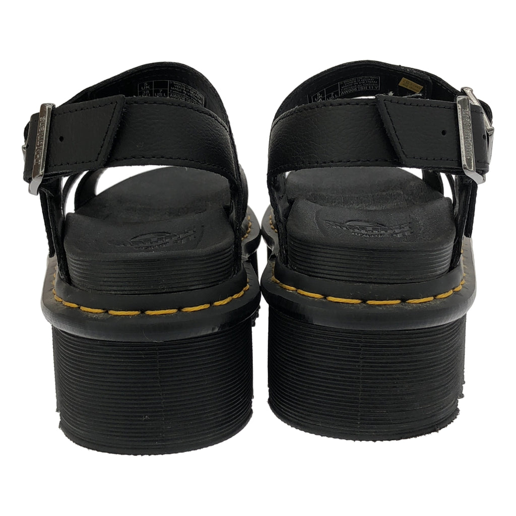 Dr.Martens / 닥터 마틴 | Voss II Quad / 크로스 스트랩 플랫폼 샌들 | 5 | 블랙 | 여성
