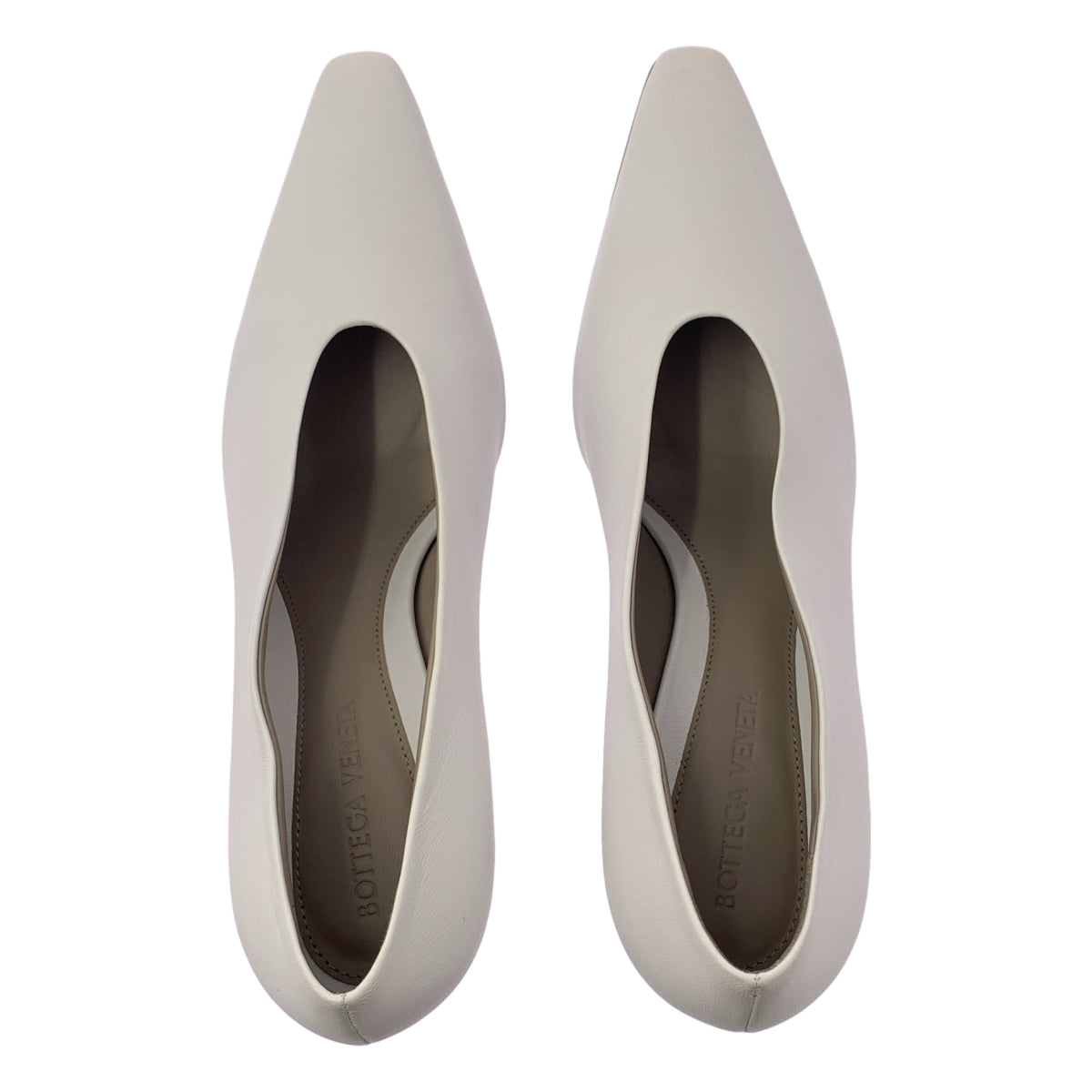 BOTTEGA VENETA / ボッテガヴェネタ | Almond アーモンド トゥ ヒール パンプス | 38 | レディース