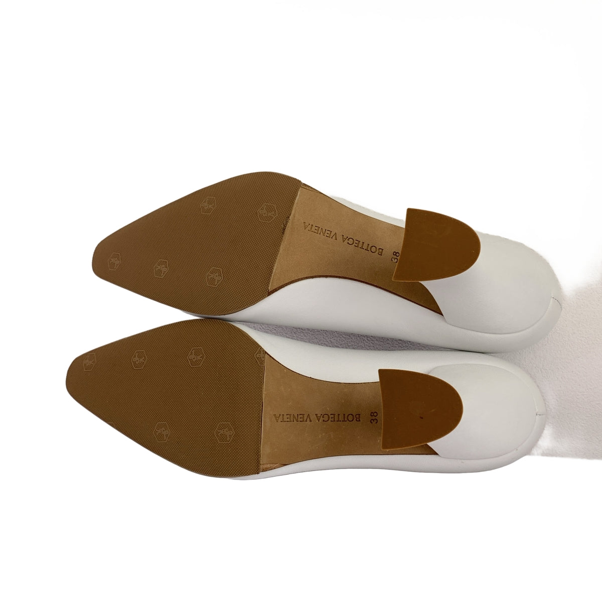 BOTTEGA VENETA / ボッテガヴェネタ | Almond アーモンド トゥ ヒール パンプス | 38 | レディース