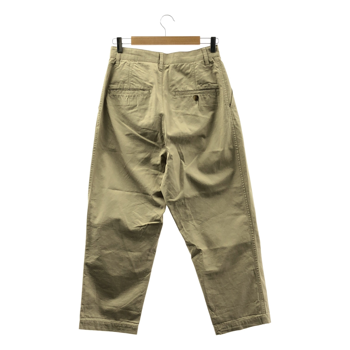 JUNYA WATANABE COMME des GARÇONS / Junya Watanabe | 2011 春天夏天 | 棉質雙褶錐形褲 | S尺寸 | 米色 | 女款