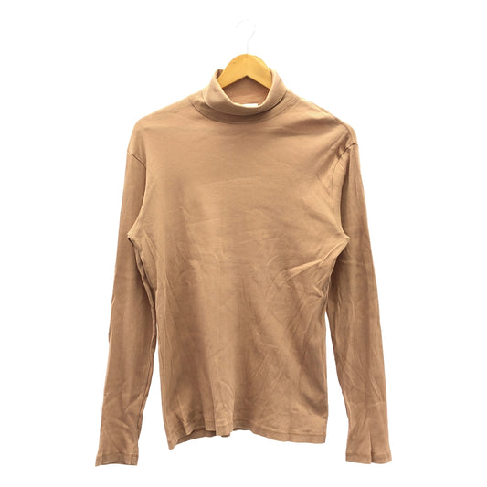 LEMAIRE / Lemaire | × SUNSPEL / Sunspel Ribbed Turtleneck Cut and Sew Top | M | Beige | Men's