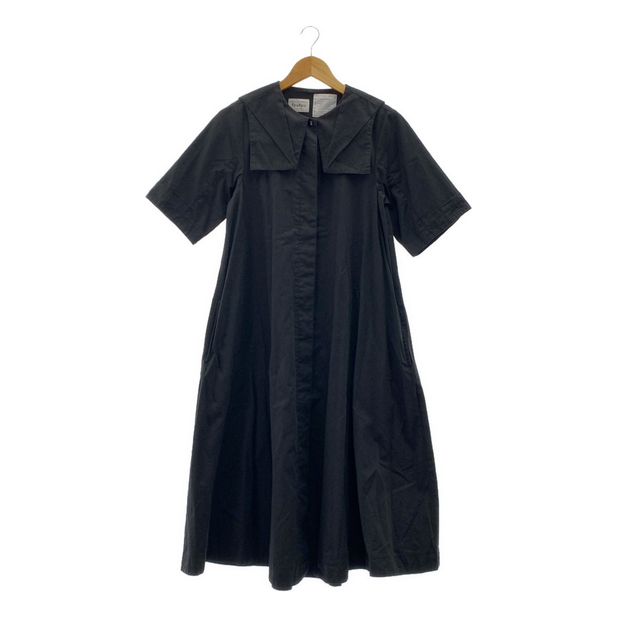 foufou / フーフー | THE DRESS コットン セーラーカラー 半袖 フレア