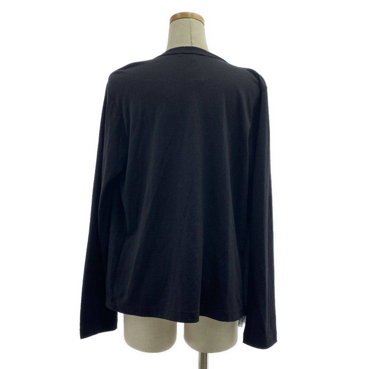 COMME des GARÇONS | 2021 秋冬系列 | 羊毛與薄紗層疊長袖上衣 | S 碼 |