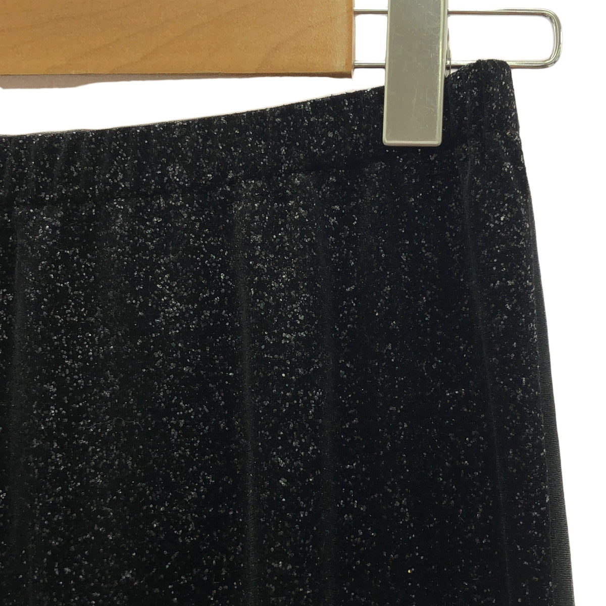 JUNYA WATANABE COMME des GARCONS | 渡邊淳彌滌綸閃光緊身褲休閒褲 |黑色 |女性的