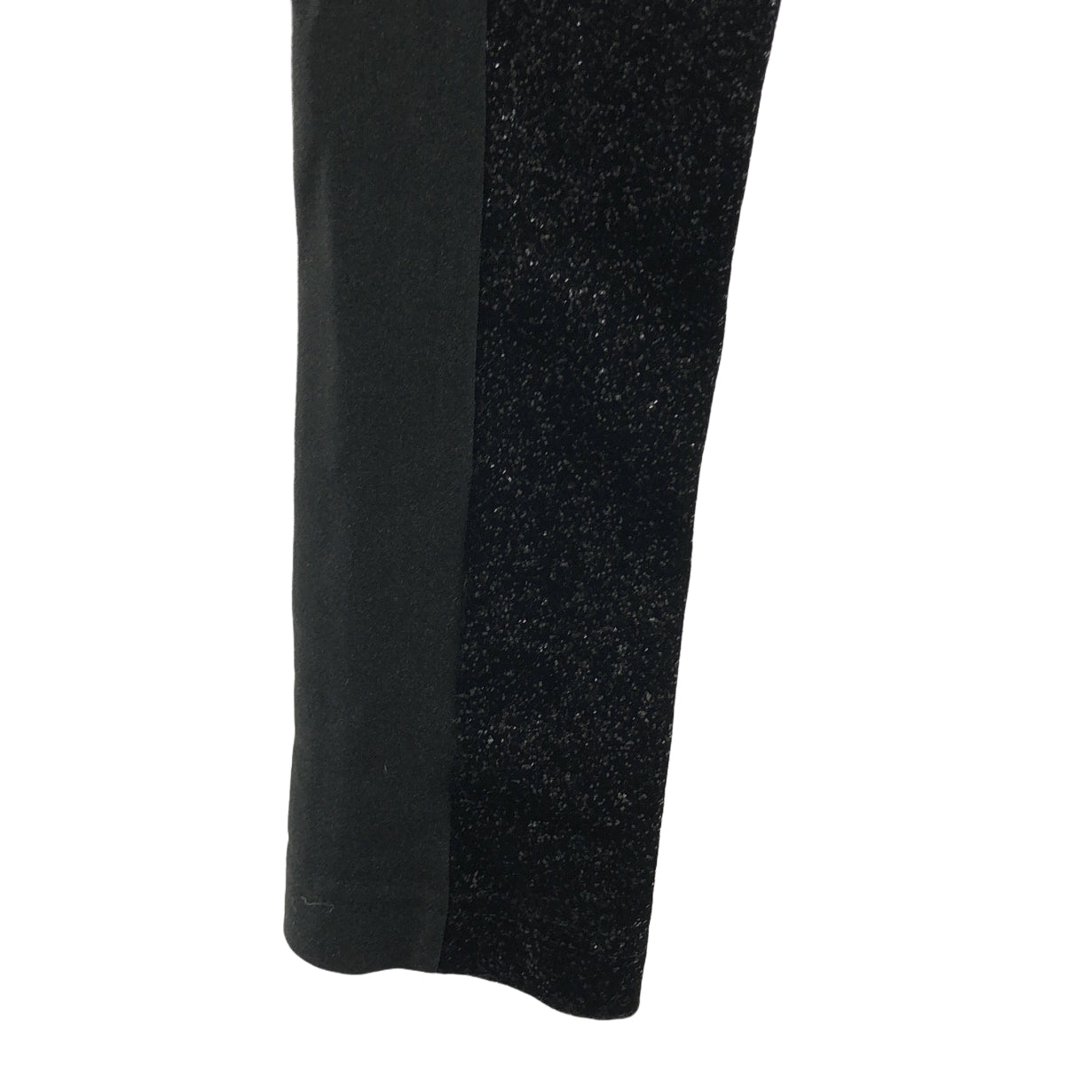 JUNYA WATANABE COMME des GARCONS | 渡邊淳彌滌綸閃光緊身褲休閒褲 |黑色 |女性的