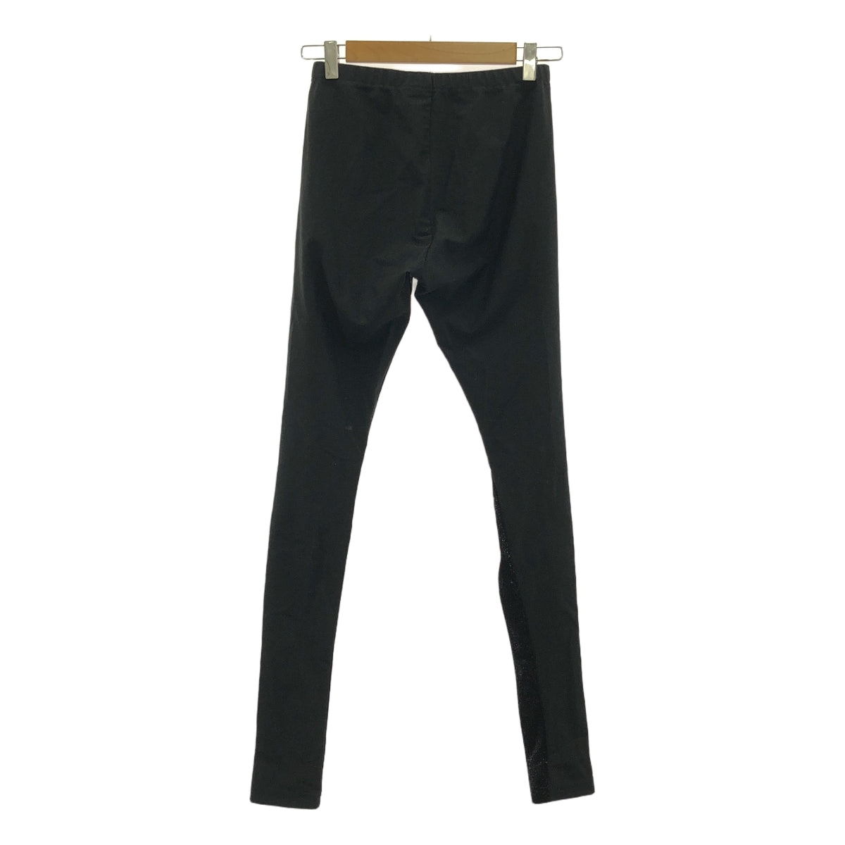 JUNYA WATANABE COMME des GARCONS | 渡邊淳彌滌綸閃光緊身褲休閒褲 |黑色 |女性的