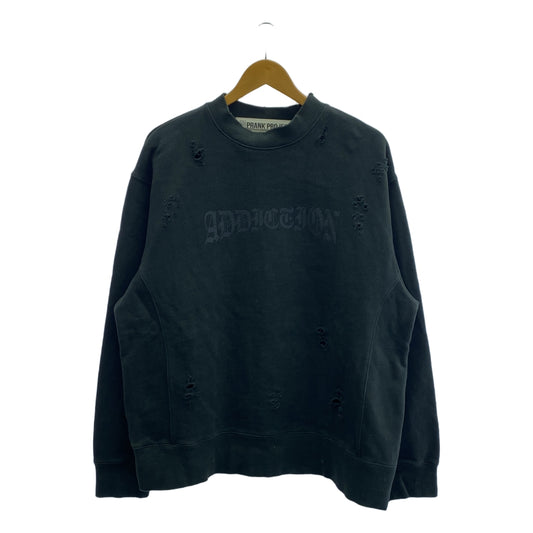 PRANK PROJECT / プランクプロジェクト | Crack Logo Damaged Sweatshirt クラックロゴダメージスウェット | FREE | レディース