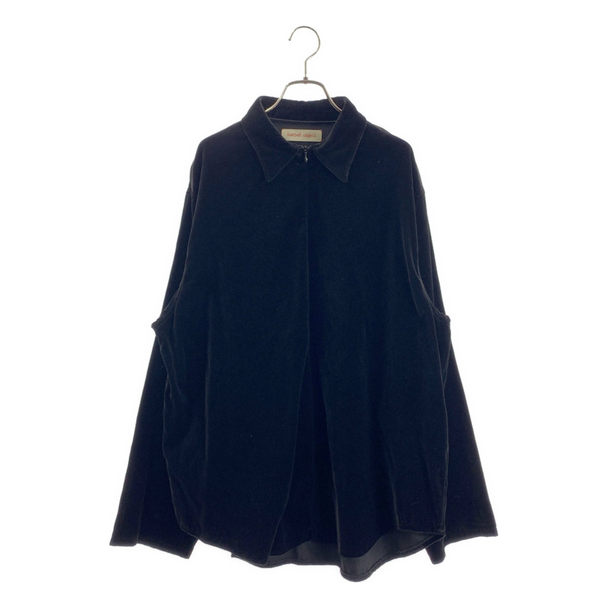 barbell object / バーベル オブジェクト | vel po ベルベット ジップ プルオーバー | 1 | メンズ