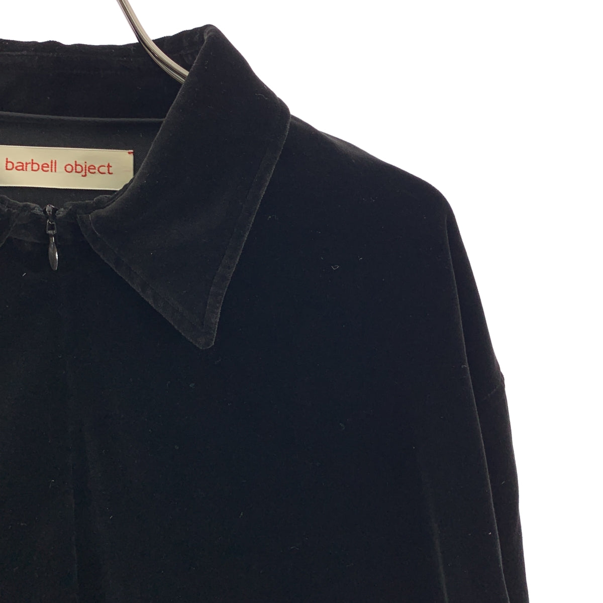 barbell object / バーベル オブジェクト | vel po ベルベット ジップ プルオーバー | 1 | メンズ
