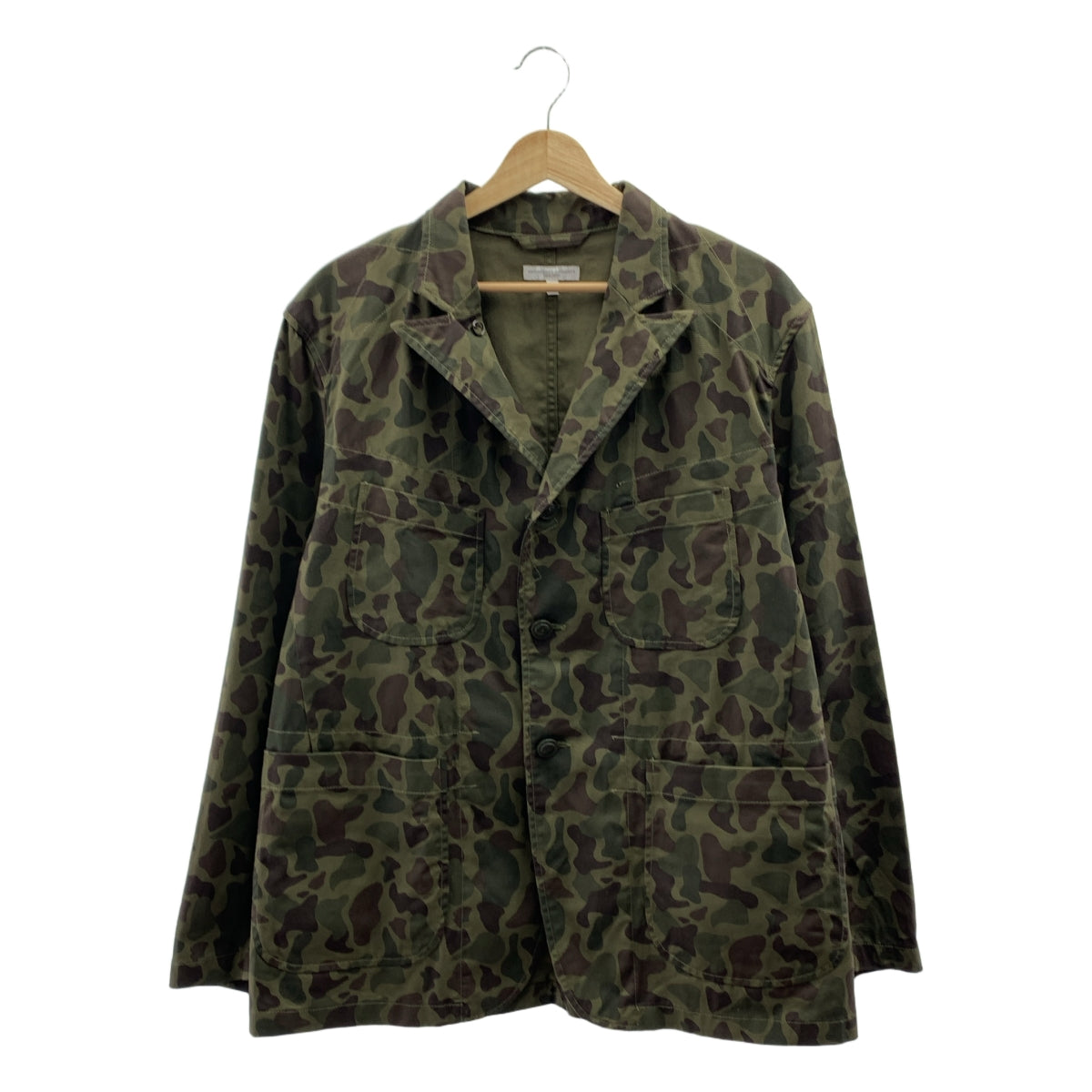 Engineered Garments / 엔지니어드 가멘츠 | 2023SS | Bedford Jacket - 6.5oz Flat Twill Olive Camo 베드포드 재킷 올리브 카모 위장 | S | 남성
