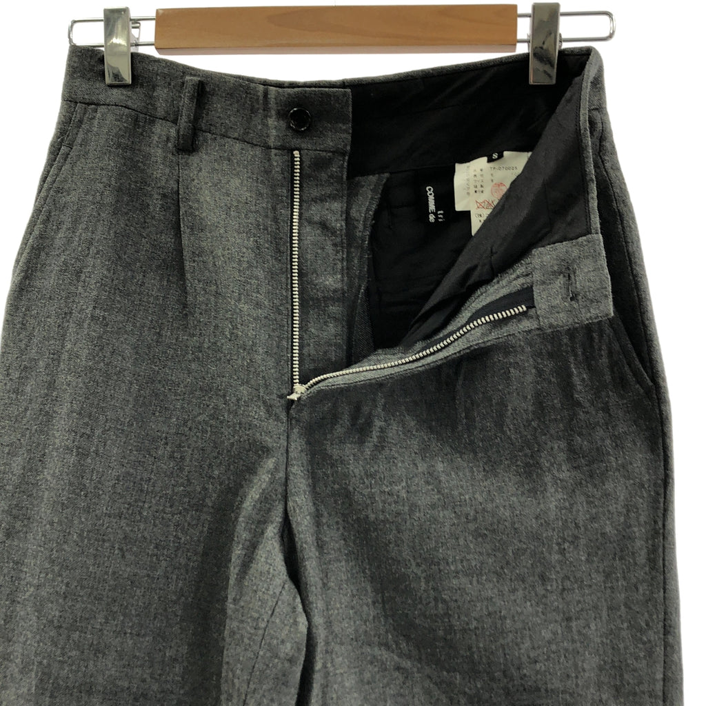 tricot COMME des GARCONS / 트리코콤 데 갤슨 | 1999AW | 울 2 탁 슬랙스 | S |