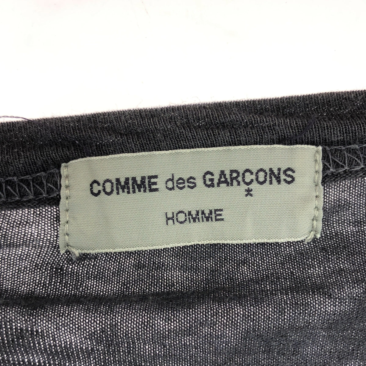 COMME des GARCONS HOMME / 컴데 갤슨 옴므 | AD1996 | 1990s~ 패치워크 크루넥 티셔츠 컷소우 |