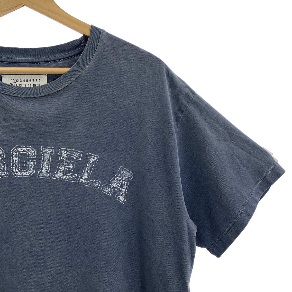 Maison Margiela / メゾンマルジェラ | 2023SS | ヴィンテージ加工 ロゴプリントTシャツ | M | メンズ