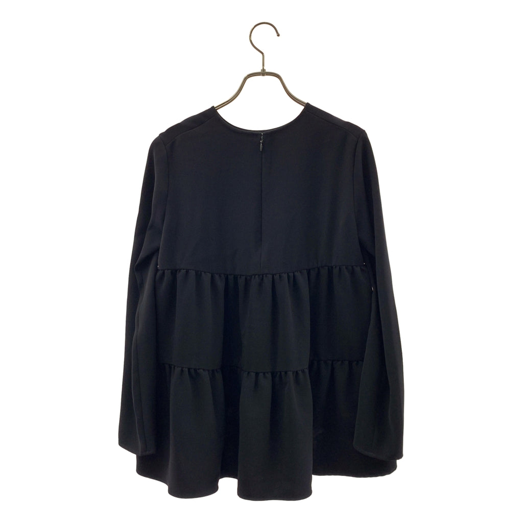 YOKO CHAN / 요코찬 | L / S 백 티어드 블라우스 셔츠 | 36 | 여성