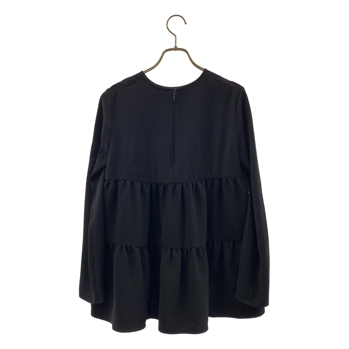 YOKO CHAN / 요코찬 | L / S 백 티어드 블라우스 셔츠 | 36 | 여성