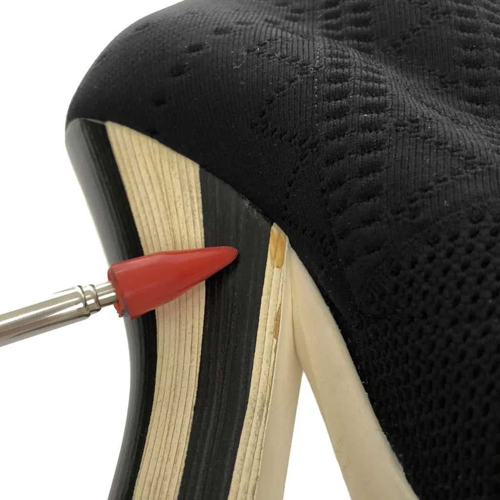 【미품】 FENDI / 펜디 | 로코코 힐 양말 부츠 | 35 | 블랙 | 여성