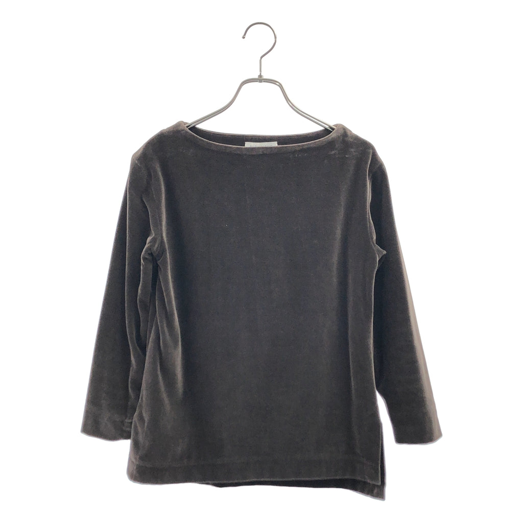 MADISON BLUE / 매디슨 블루 | 벨루어 슬릿 풀오버 컷소우 | 00(XS) |