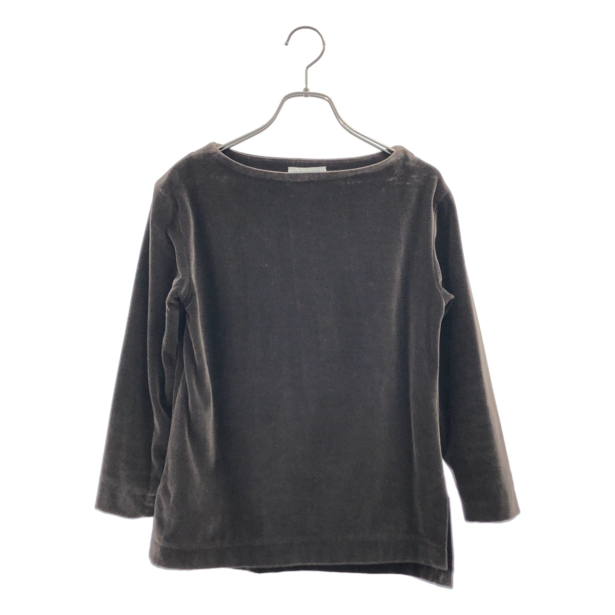 MADISON BLUE / マディソンブルー | ベロア スリット プルオーバー カットソー | 00(XS) | レディース