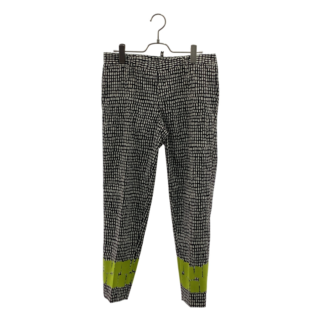 DSQUARED2 / 디스퀘어드 | 총무늬 로고 플레이트 슬랙스 팬츠 | 40 |