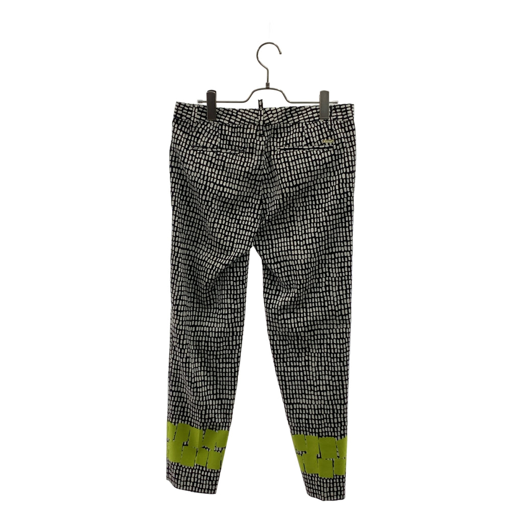 DSQUARED2 / 디스퀘어드 | 총무늬 로고 플레이트 슬랙스 팬츠 | 40 |