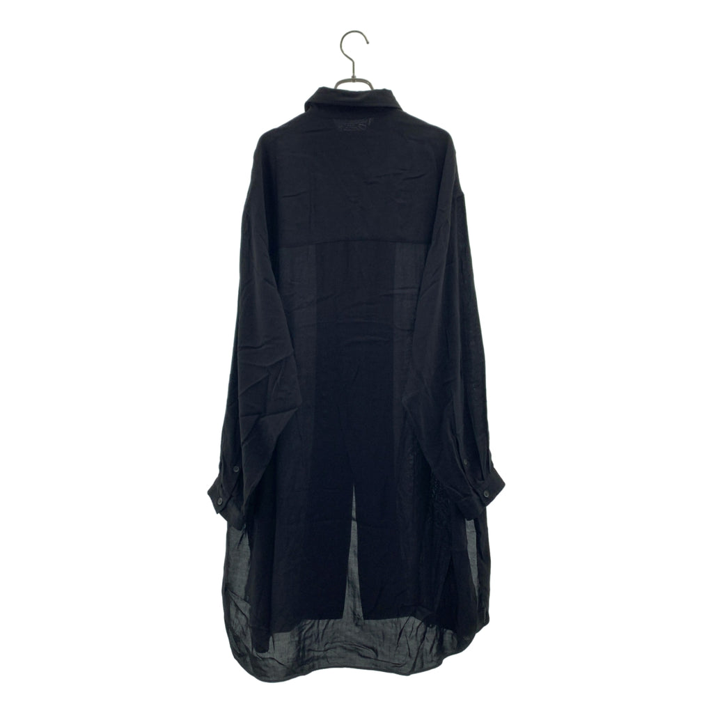 YOHJI YAMAMOTO POUR HOMME / ヨウジヤマモトプールオム | 2020SS | レーヨン 手繋ぎプリント ロングシャツ | 1 | メンズ