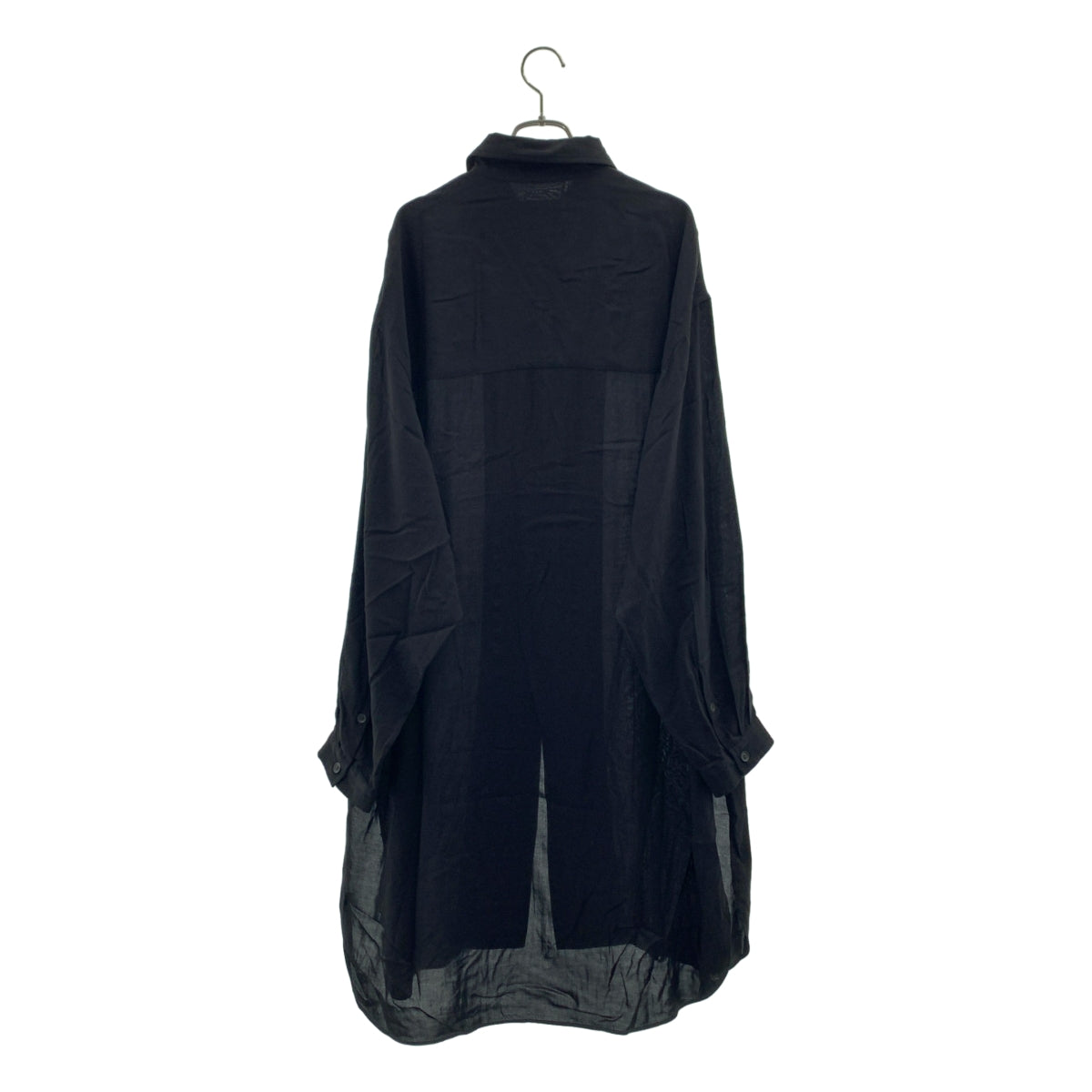 YOHJI YAMAMOTO POUR HOMME / ヨウジヤマモトプールオム | 2020SS | レーヨン 手繋ぎプリント ロングシャツ | 1 | メンズ