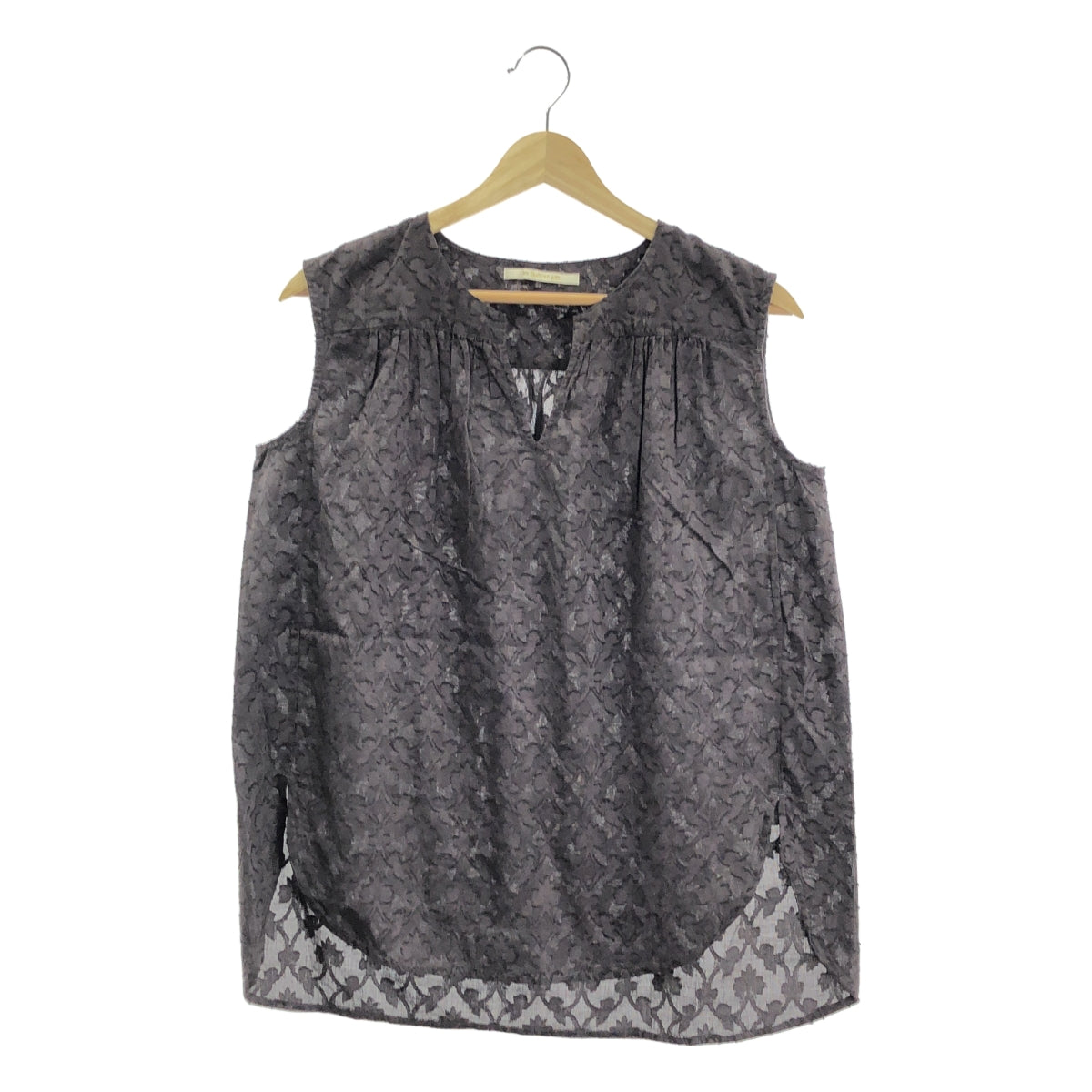 ne Quittez pas / 누키테파 | 키넥 민소매 코튼 블라우스 | F | 브라운 | 여성