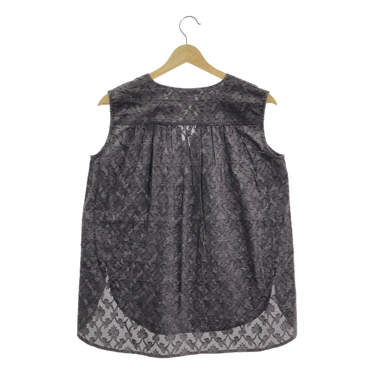 ne Quittez pas / 누키테파 | 키넥 민소매 코튼 블라우스 | F | 브라운 | 여성