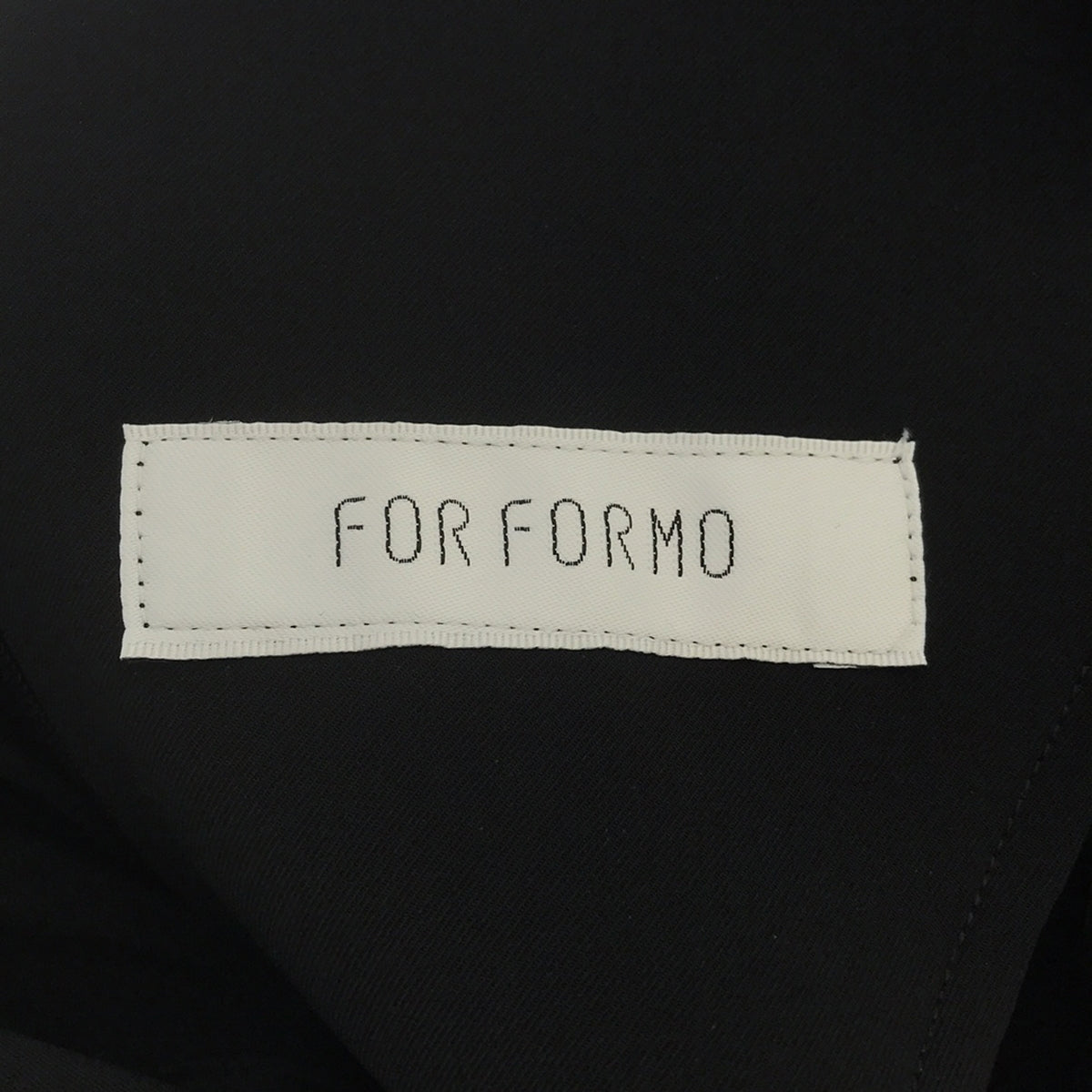 【美品】 FORFORMO / フォルフォルモ | FRILL ALL IN ONE アシンメトリーフリル オールインワン | 1 | ブラック |  レディース