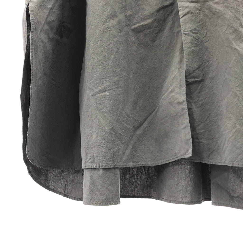 veritecoeur / ヴェリテクール | CREPE COTTON SHIRT コットン ロングシャツ | F | レディース