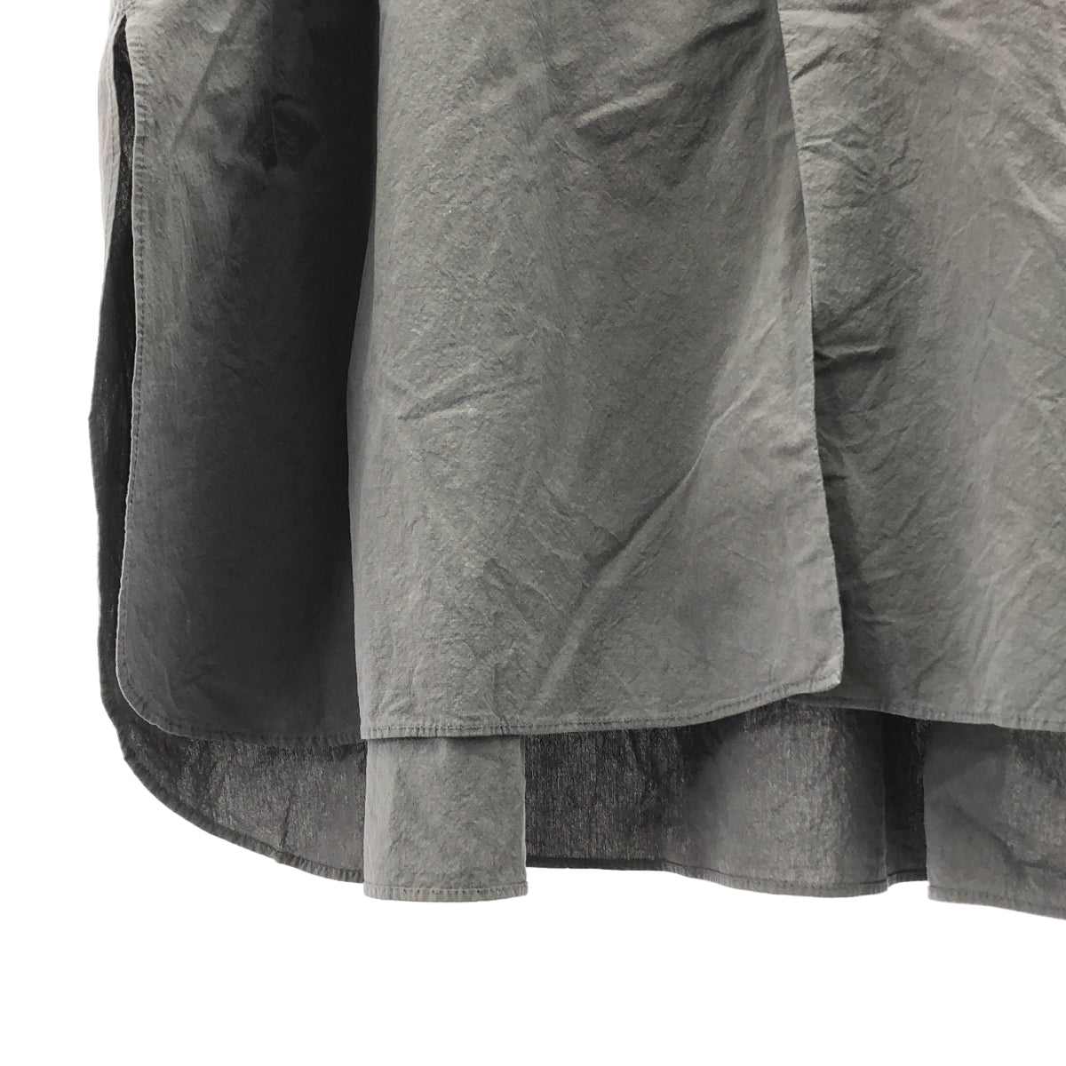 veritecoeur / ヴェリテクール | CREPE COTTON SHIRT コットン ロングシャツ | F | レディース