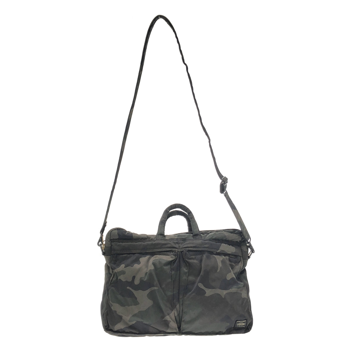 PORTER / 포터 | LIMITED EDITION / 30th ANNIVERSARY BRIEF CASE TANKER / 유조선 총 무늬 위장 위장 2way 숄더 첨부 서류 가방 핸드백 | 카키 계 | 남성
