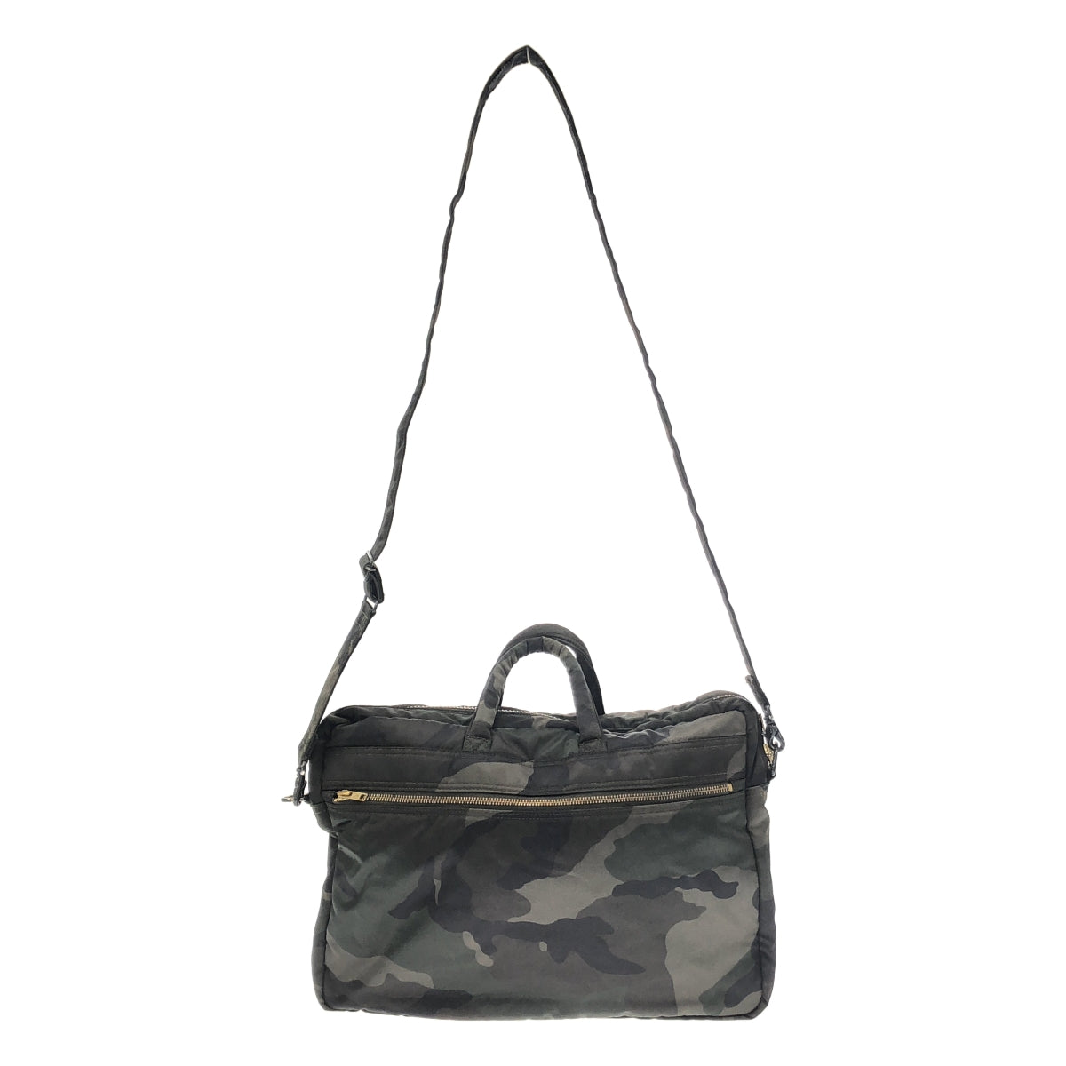 PORTER / 포터 | LIMITED EDITION / 30th ANNIVERSARY BRIEF CASE TANKER / 유조선 총 무늬 위장 위장 2way 숄더 첨부 서류 가방 핸드백 | 카키 계 | 남성