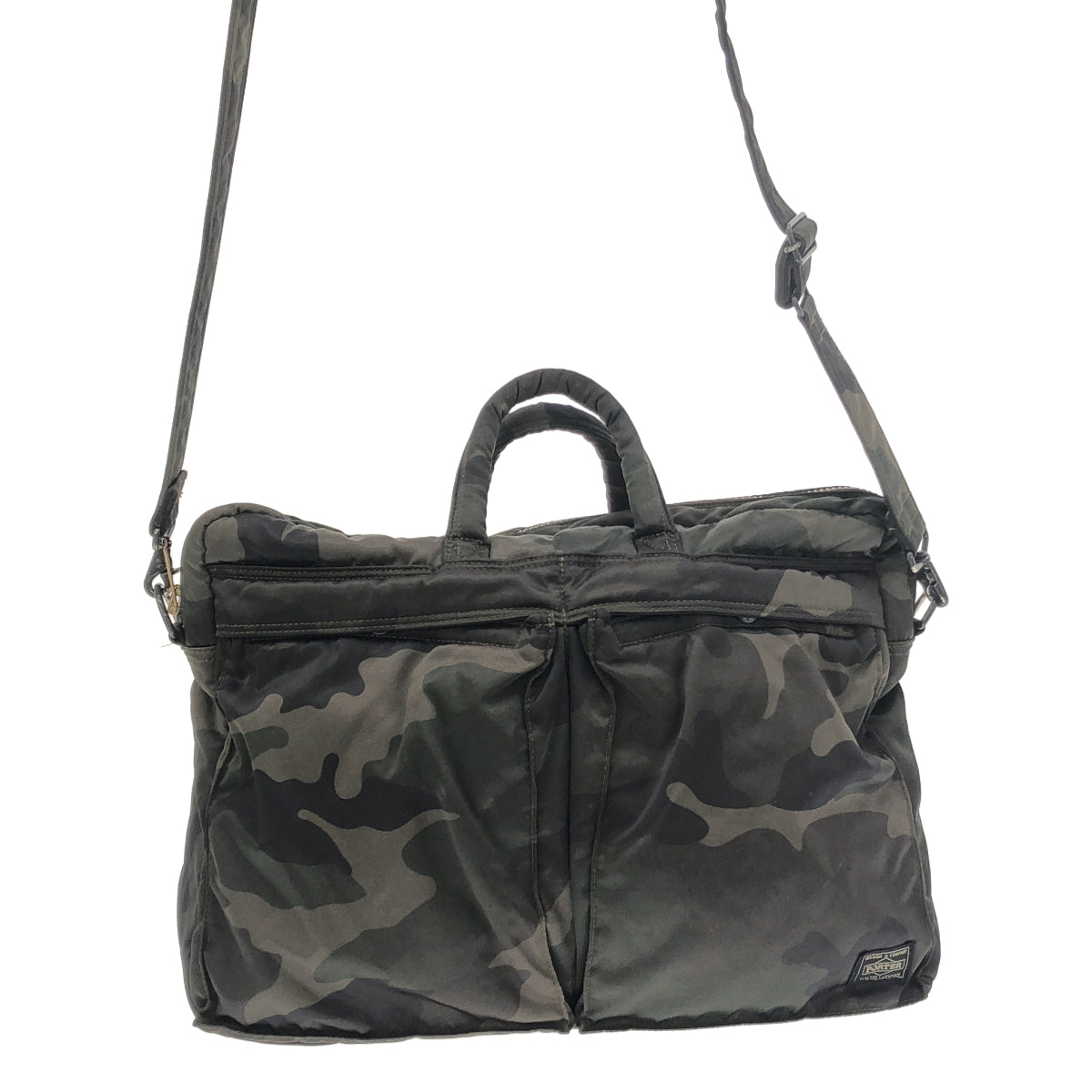 PORTER / 포터 | LIMITED EDITION / 30th ANNIVERSARY BRIEF CASE TANKER / 유조선 총 무늬 위장 위장 2way 숄더 첨부 서류 가방 핸드백 | 카키 계 | 남성