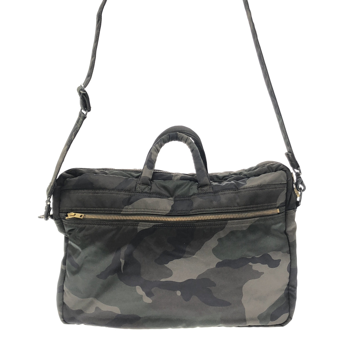 PORTER / 포터 | LIMITED EDITION / 30th ANNIVERSARY BRIEF CASE TANKER / 유조선 총 무늬 위장 위장 2way 숄더 첨부 서류 가방 핸드백 | 카키 계 | 남성