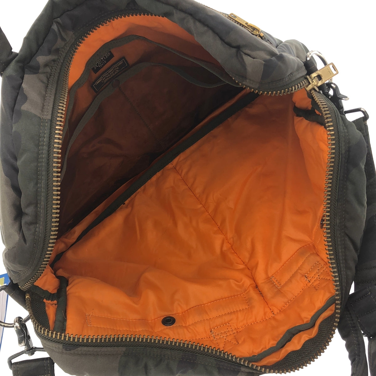 PORTER / 포터 | LIMITED EDITION / 30th ANNIVERSARY BRIEF CASE TANKER / 유조선 총 무늬 위장 위장 2way 숄더 첨부 서류 가방 핸드백 | 카키 계 | 남성