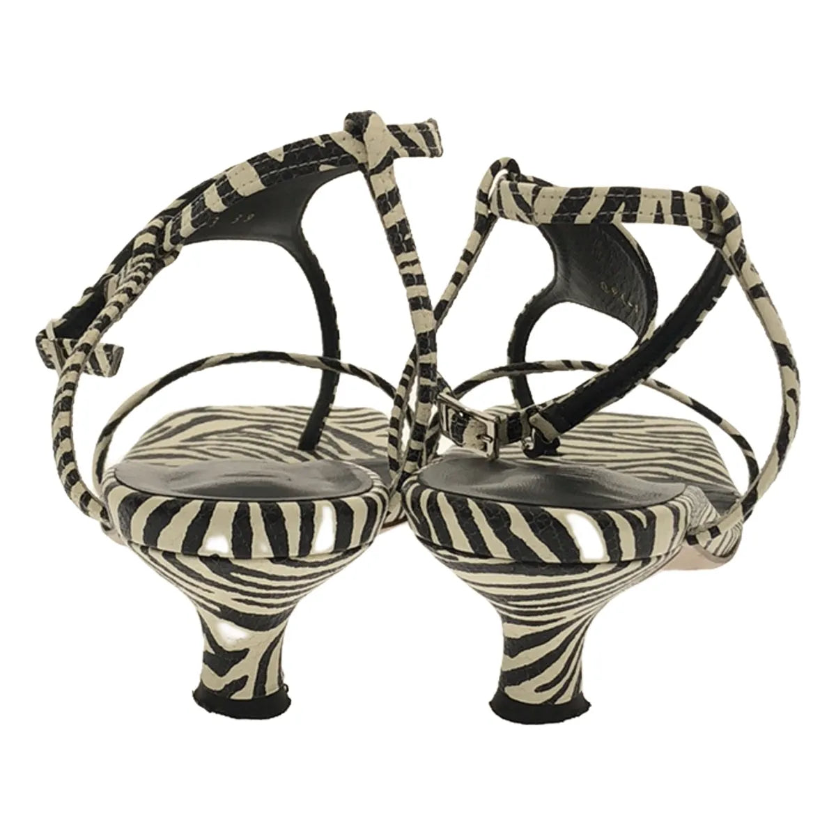 pelleterno / 페레테르노 | 얼룩말 샌들 | 39 | 블랙×화이트 | 여성