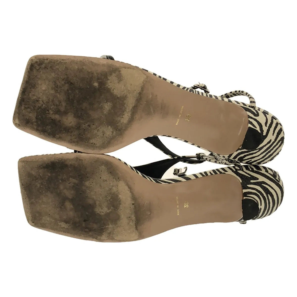 pelleterno / 페레테르노 | 얼룩말 샌들 | 39 | 블랙×화이트 | 여성