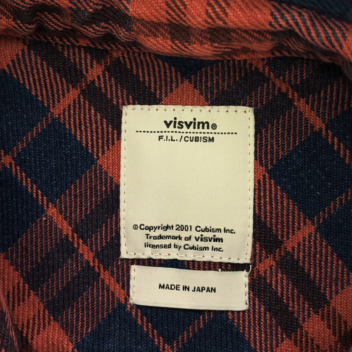 visvim / ビズビム | 2014AW | BLACK ELK FLANNEL INDIGO CHECK ブラックエルク フランネル インディゴ チェック シャツ | 1 | インディゴ / レッド | メンズ