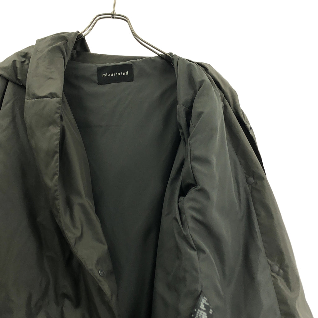 mizuiroind / ミズイロインド | フーデッド ダウン ジャケット |