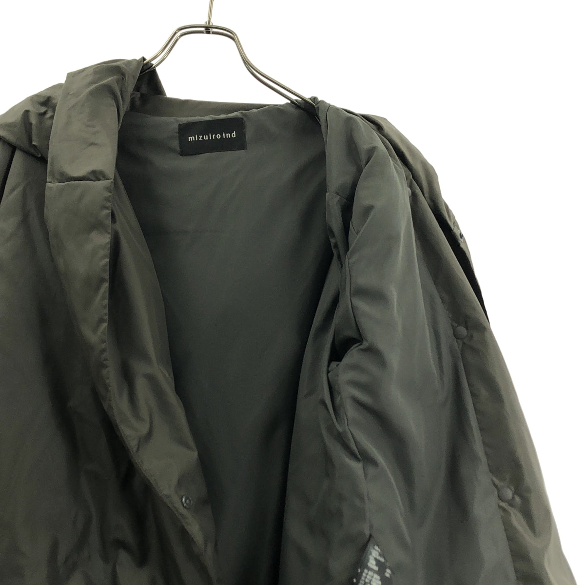 mizuiroind / ミズイロインド | フーデッド ダウン ジャケット |